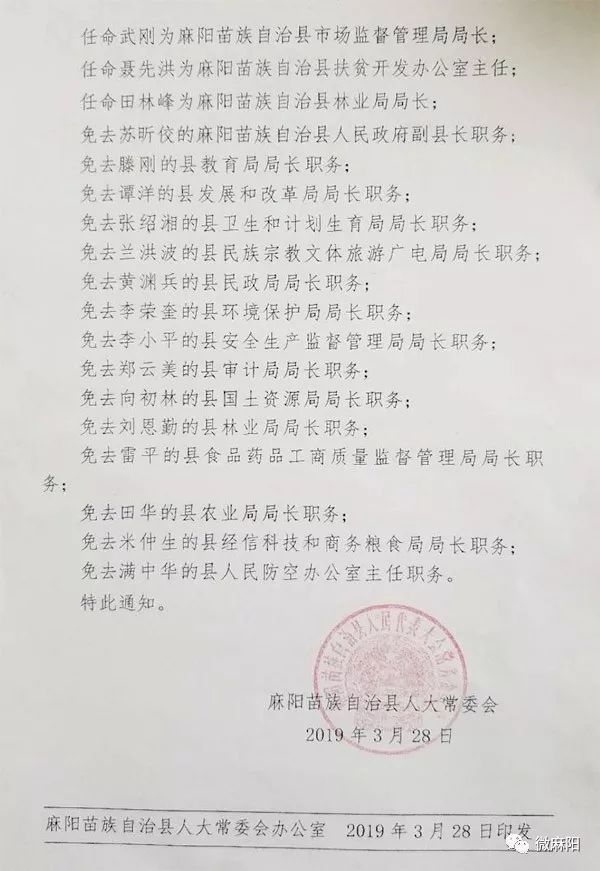 麻阳苗族自治县科技局人事任命动态更新